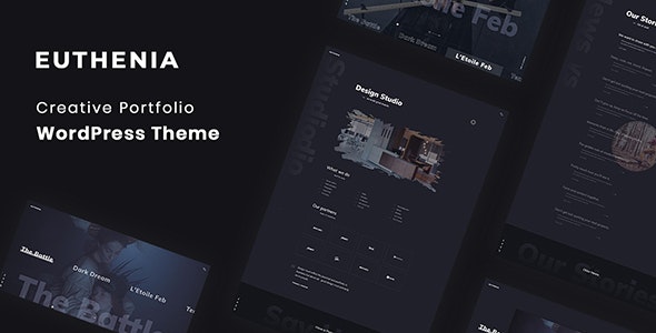 Euthenia v1.0.1 – WordPress 创意组合 主题插图