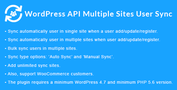 WordPress API Multiple Sites User Sync v1.6.2（独家汉化破解） - Wordpress用户同步插件插图