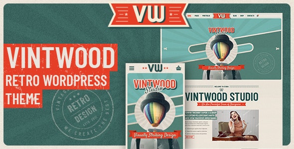 VintWood v1.1.2 – WordPress复古主题插图