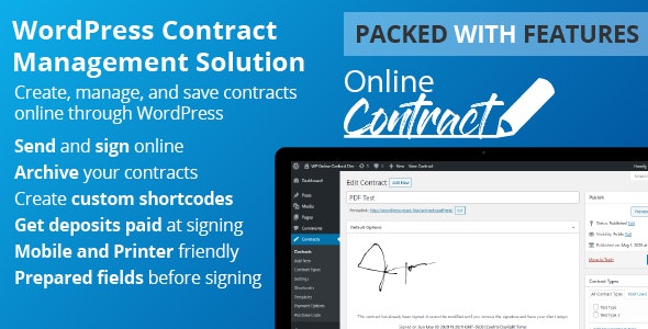 WP Online Contract v5.1.4插图