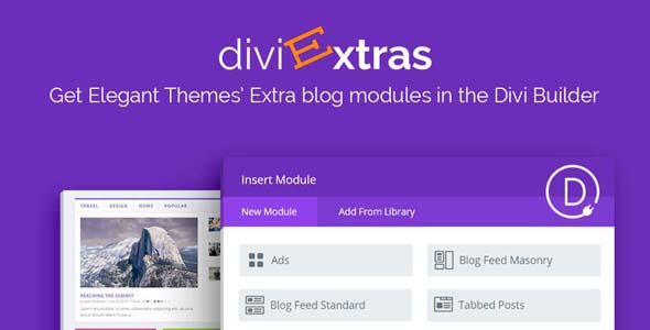 Divi Extras v1.1.13 – 添加到 Divi Builder 的额外主题博客模块插图