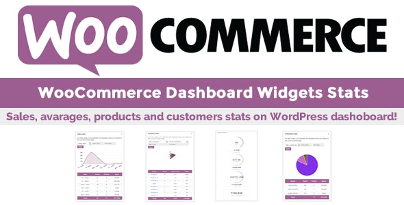 WooCommerce Dashboard Widgets Stats v5.6插图