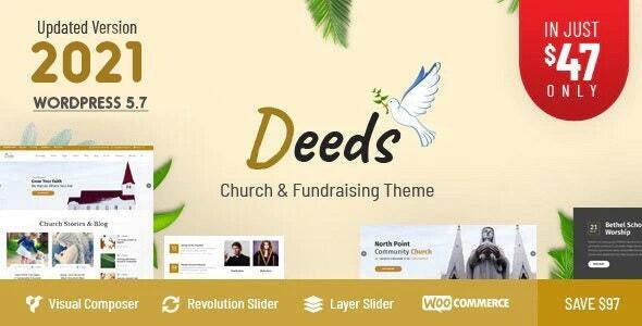 Deeds v9.1 – WordPress 最佳响应式主题插图