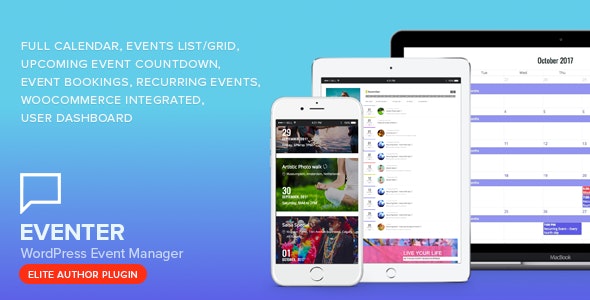 Eventer v3.8.3.1 – WordPress 活动和预订管理器插件