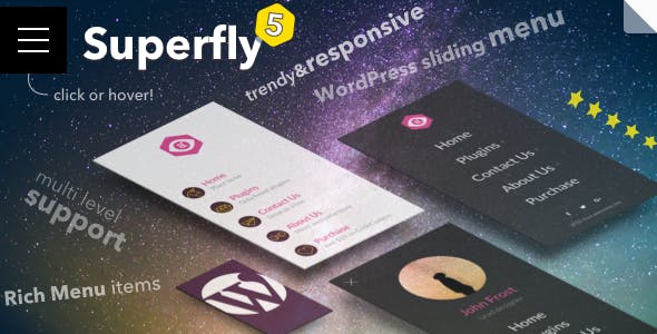 Superfly Responsive Menu v5.0.30 – WordPress 菜单插件插图