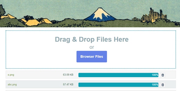 Contact Form 7 Drag and Drop FIles Upload v3.5.6 - WordPress 多文件上传插件插图