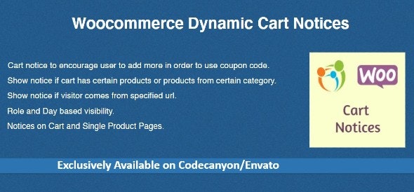 Woocommerce Dynamic Cart Notices v1.1.2插图