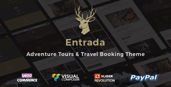 Entrada v4.4.7 – WordPress旅游预订和旅游冒险主题插图