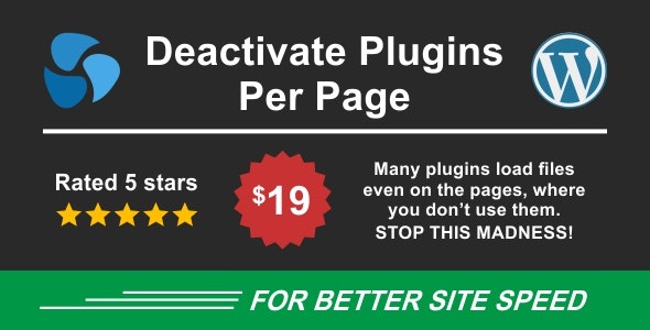 Deactivate Plugins Per Page v1.16.0 - 页面停用插件插图