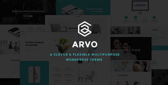 Arvo v2.8 – 一个聪明灵活的多用途 WordPress 主题插图