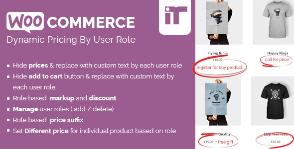 Woocommerce Dynamic Pricing By User Role v1.8插图