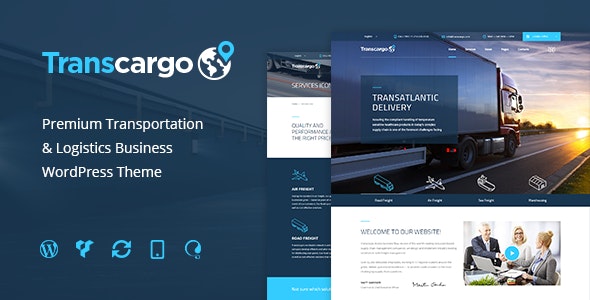 Transcargo v2.9.2 – WordPress物流运输主题插图