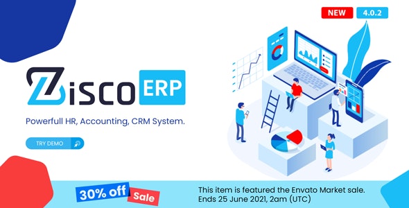 ZiscoERP v6.0.5 – 强大的人力资源、会计、CRM 系统插图