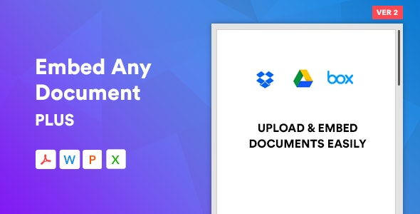 Embed Any Document Plus v2.8.3（已汉化） – WordPress文档插件插图