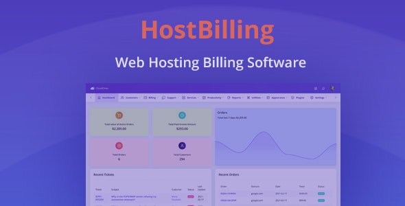 HostBilling v1.2.5破解版 – 虚拟主机计费和自动化软件插图