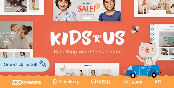 Kids R Us v1.0.6 – 玩具店和儿童服装店主题插图