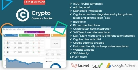 Crypto Currency Tracker v9.5 – 实时价格、图表、新闻、ICO插图