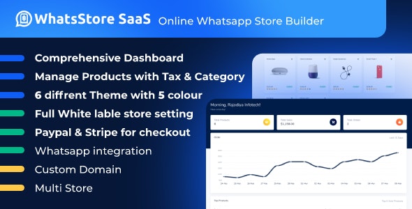 WhatsStore SaaS v7.5  – Online WhatsApp Store Builder插图