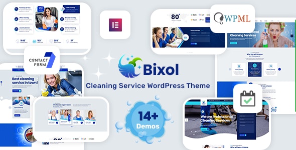 Bixol v1.6.7 –  WordPress清洁服务主题插图