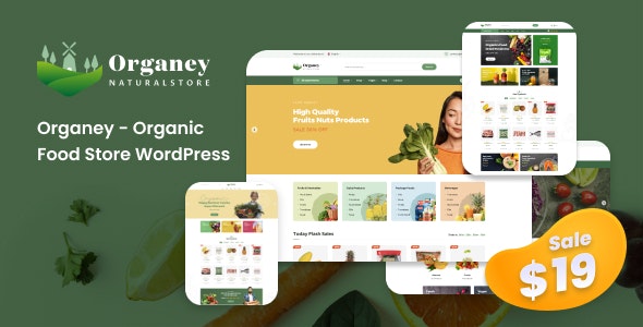 Organey v1.5.1 - 有机食品 WooCommerce WordPress 主题插图