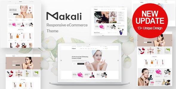 Makali v1.4.5 - Woocommerce WordPress 的化妆品美容主题插图