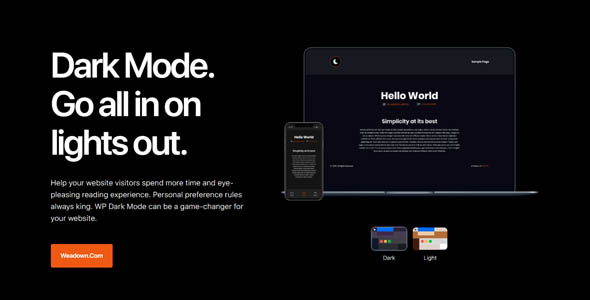 WP Dark Mode Ultimate v4.0.3（已汉化）插图