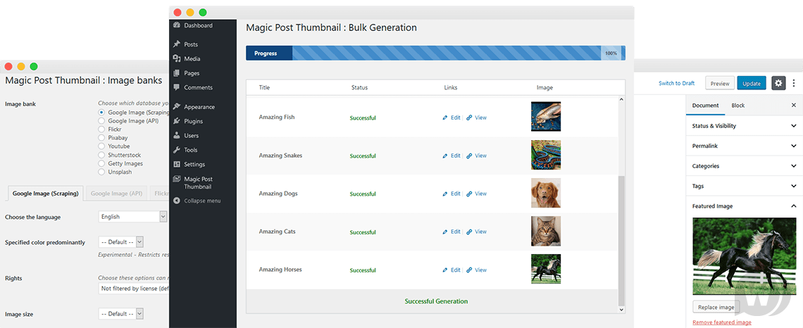 Magic Post Thumbnail Pro v5.1.1破解版（已汉化） - 自动缩略图插件插图