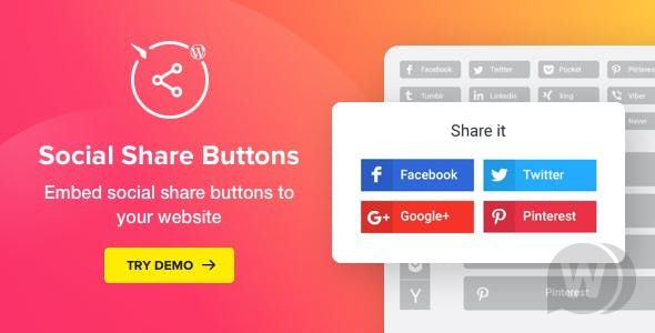 Social Media Share Buttons for WordPress v1.6.0插图