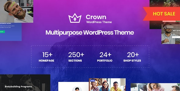 Crown v1.0.6 – 多用途 WordPress 主题插图