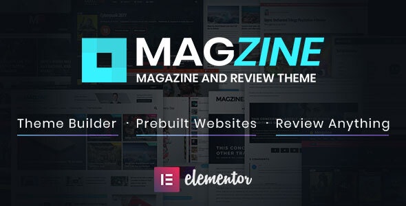 Magzine v2.4 – Elementor 评论和杂志主题插图