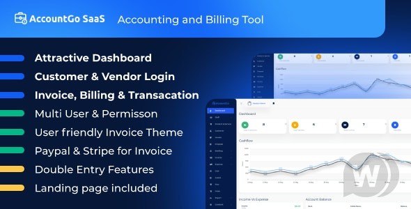 AccountGo SaaS v6.5破解版 - 会计和计费源码插图