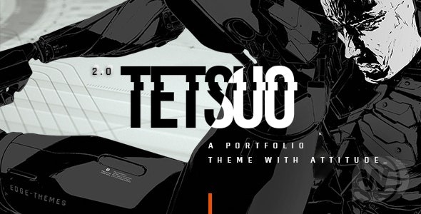 Tetsuo v1.5 - WP 创意产业组合和主题插图