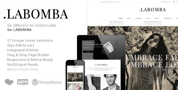 Labomba v3.5 - 多用途 WordPress 主题插图