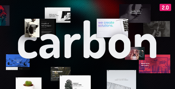 Carbon v3.0 – 简洁的多用途 WordPress 主题插图