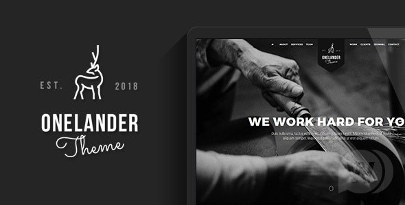 OneLander v2.4.13 | 登陆页面的创意 WordPress 主题插图