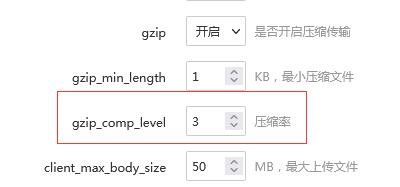 BT面板Nginx启用Gzip压缩常见的问题插图