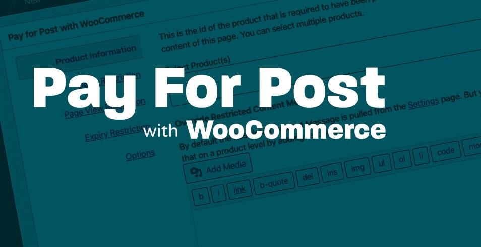 Pay For Post with WooCommerce Premium v3.0.6（已汉化）插图