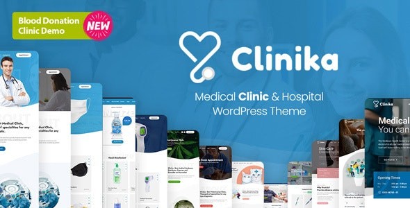 Clinika v2.0 - Medical Clinic WordPress 主题插图