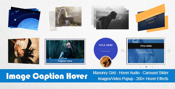 Image Caption Hover Pro v19.1（已汉化） - WordPress图片标题悬停插件插图