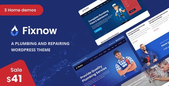 Fixnow v2.3 - 完美的水暖 WordPress 主题插图