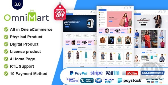 OmniMart v5.0（已汉化） - 电子商务交易平台插图