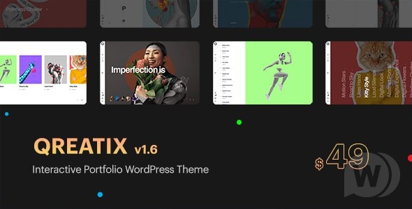 Qreatix v2.4.1 破解版 - 交互式组合 WordPress 主题