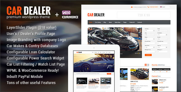 Car Dealer v1.5.10 – Automotive WordPress汽车经销商主题插图