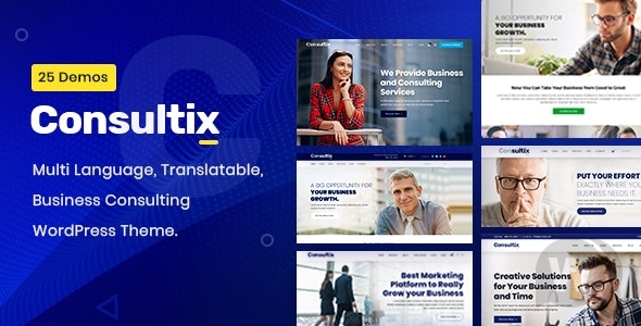 Consultix v4.0.1 - 商务咨询 WordPress 主题插图