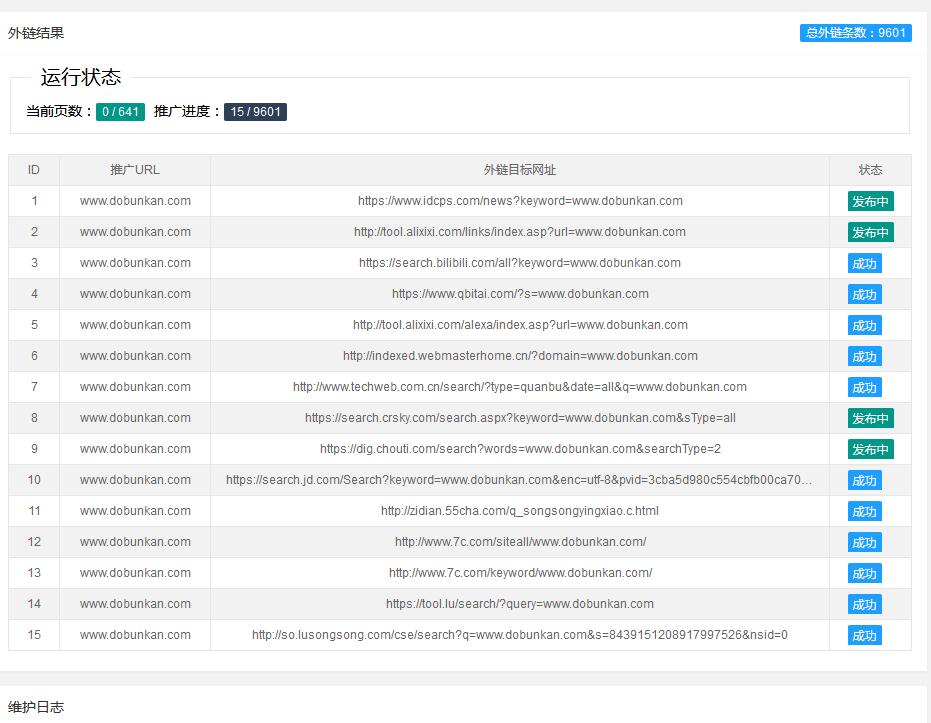 超级外链SEO工具源码 可发9600条优质外链插图(2)