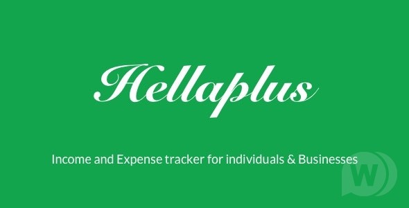 Hellaplus v1.4 - 个人和企业的收入和支出柜台插图