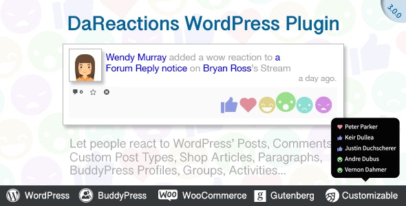 Reactions WordPress Plugin v3.20.103插图