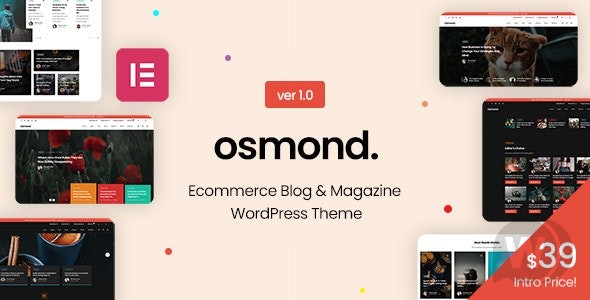 Osmond v1.3 - 电子商务杂志 WordPress 主题