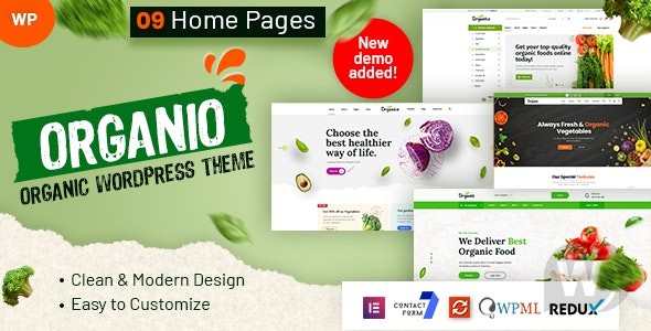 Organio v1.5.0 - WordPress 有机商店插图