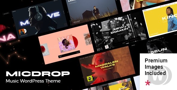 Micdrop v1.1 - WordPress 音乐主题插图